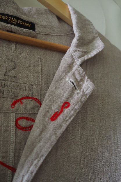 Trench Coat  (Cotton Linen) -Beige